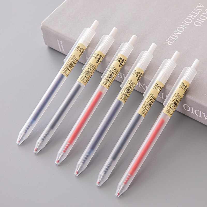 6/10Pcs 0.5mm Retractable Gel  - Office Stationery Supply Business 리뷰 및 가격
