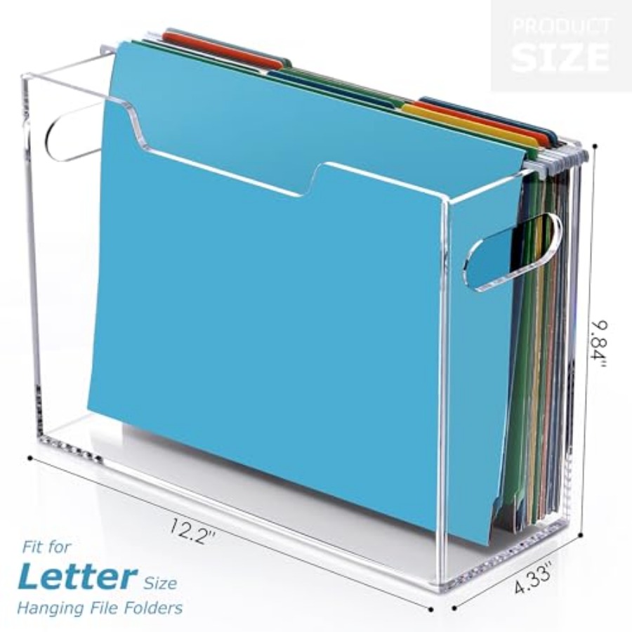 Clear Acrylic Hanging File Org - File Folder Hanging 리뷰 및 가격