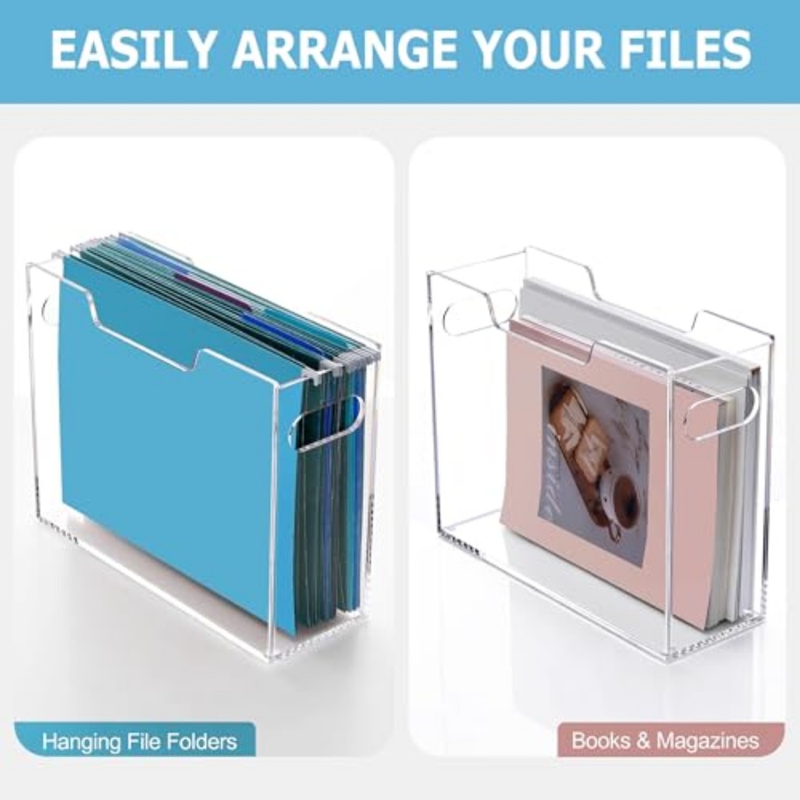 Clear Acrylic Hanging File Org - File Folder Hanging 리뷰 및 가격