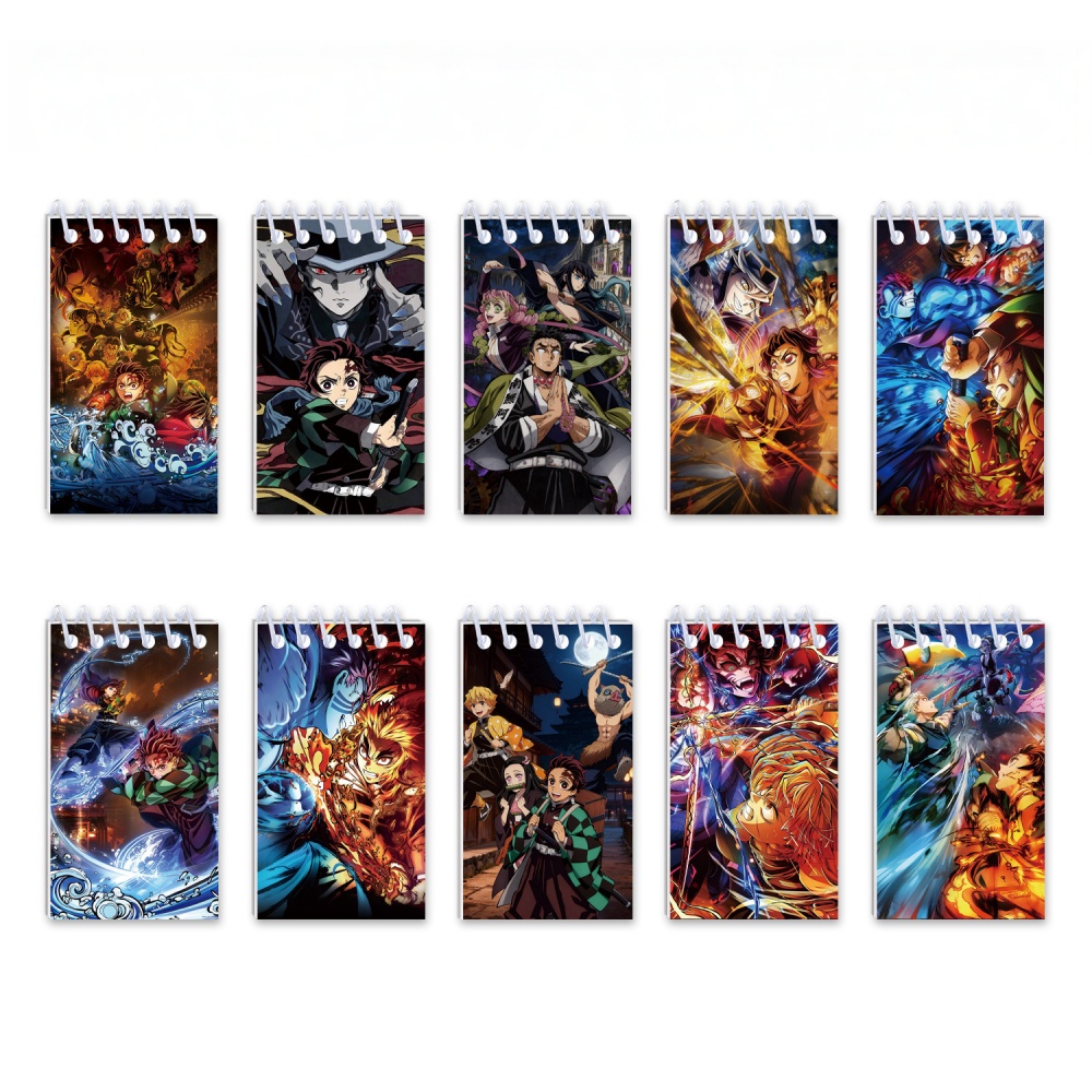 10PCS Demon Slayer Notepads. S - Office Stationery And Supply 리뷰 및 가격