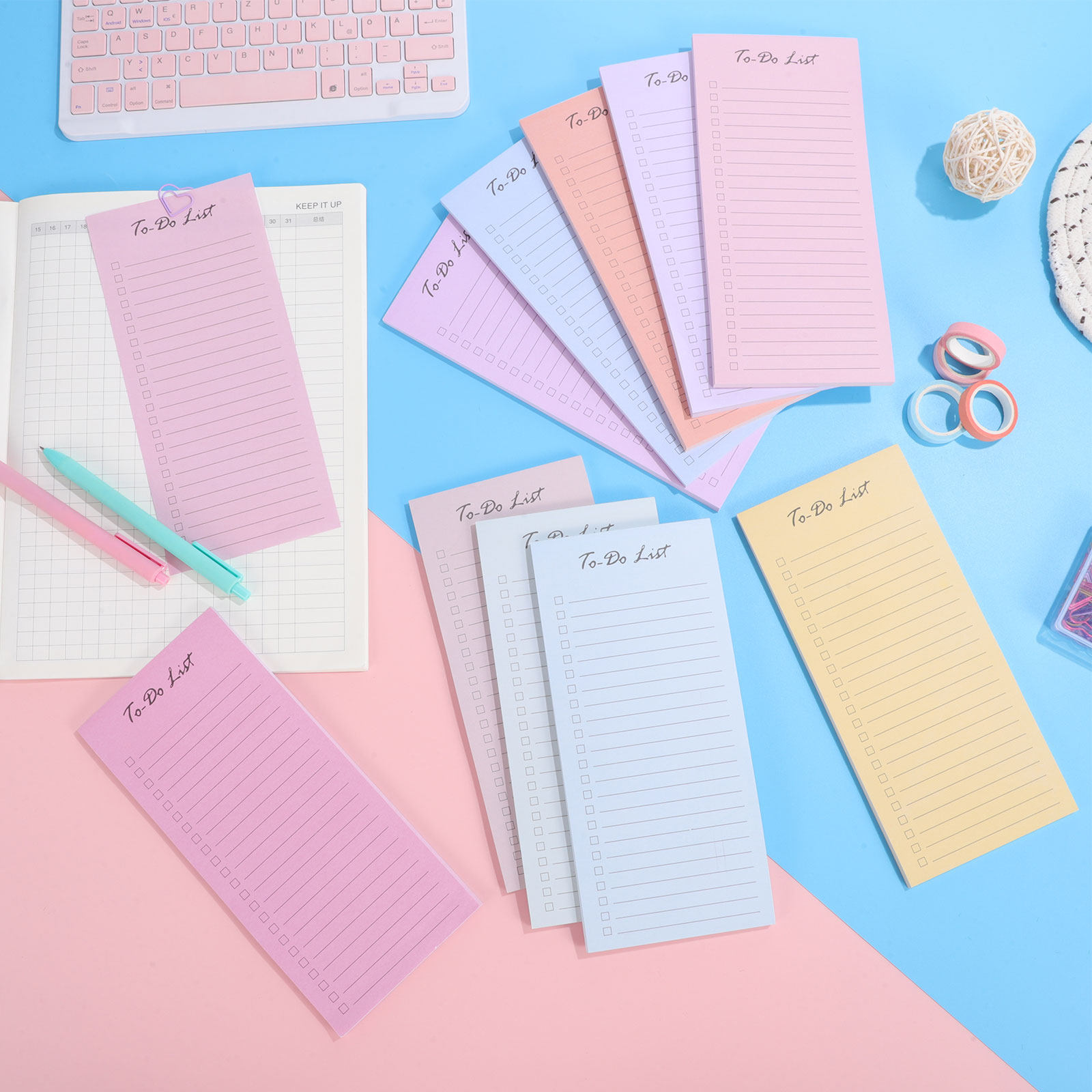 10 Pads Sticky to Do List Note - Office Stationery Supply List 리뷰 및 가격