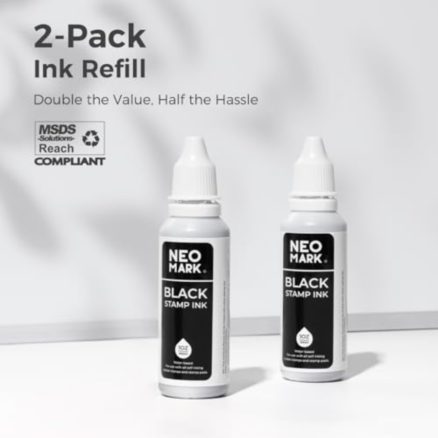Premium Stamp Ink, 2 Pack Quic - Self Inking Stamp 리뷰 및 가격