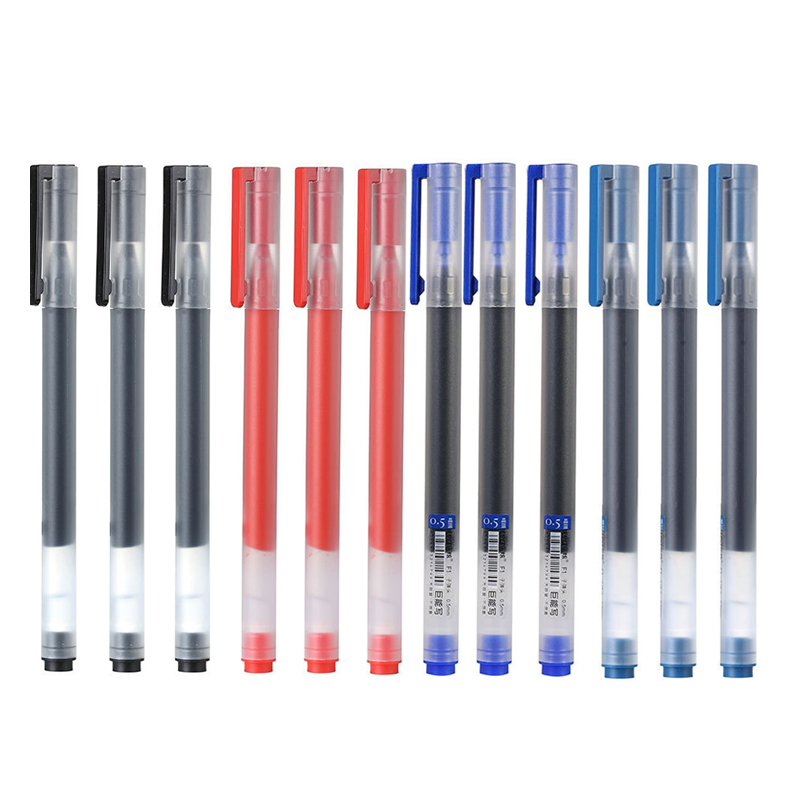 12/6Pc/Lot Gel Pen 0.5MM Ink S - Office Stationery Supply Business 리뷰 및 가격