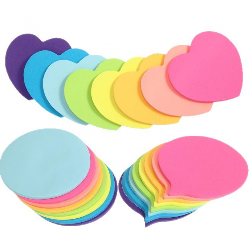 【3 Styles Heart Memo Pads】720  - Total Stationery & Office Supply 리뷰 및 가격