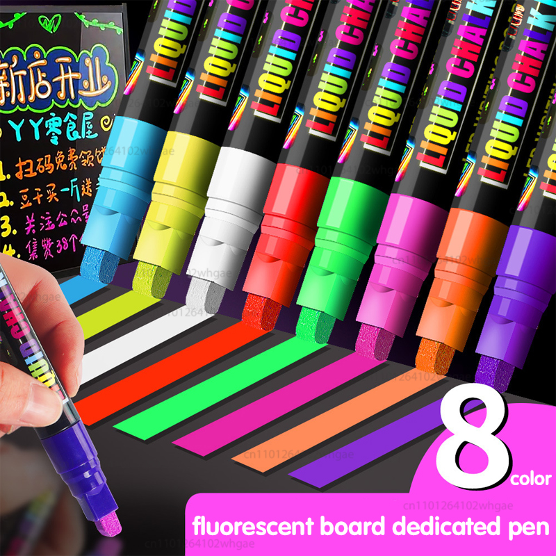 8Color 8mm Liquid Chalk Erasab - Highlighter Set Pastel 리뷰 및 가격