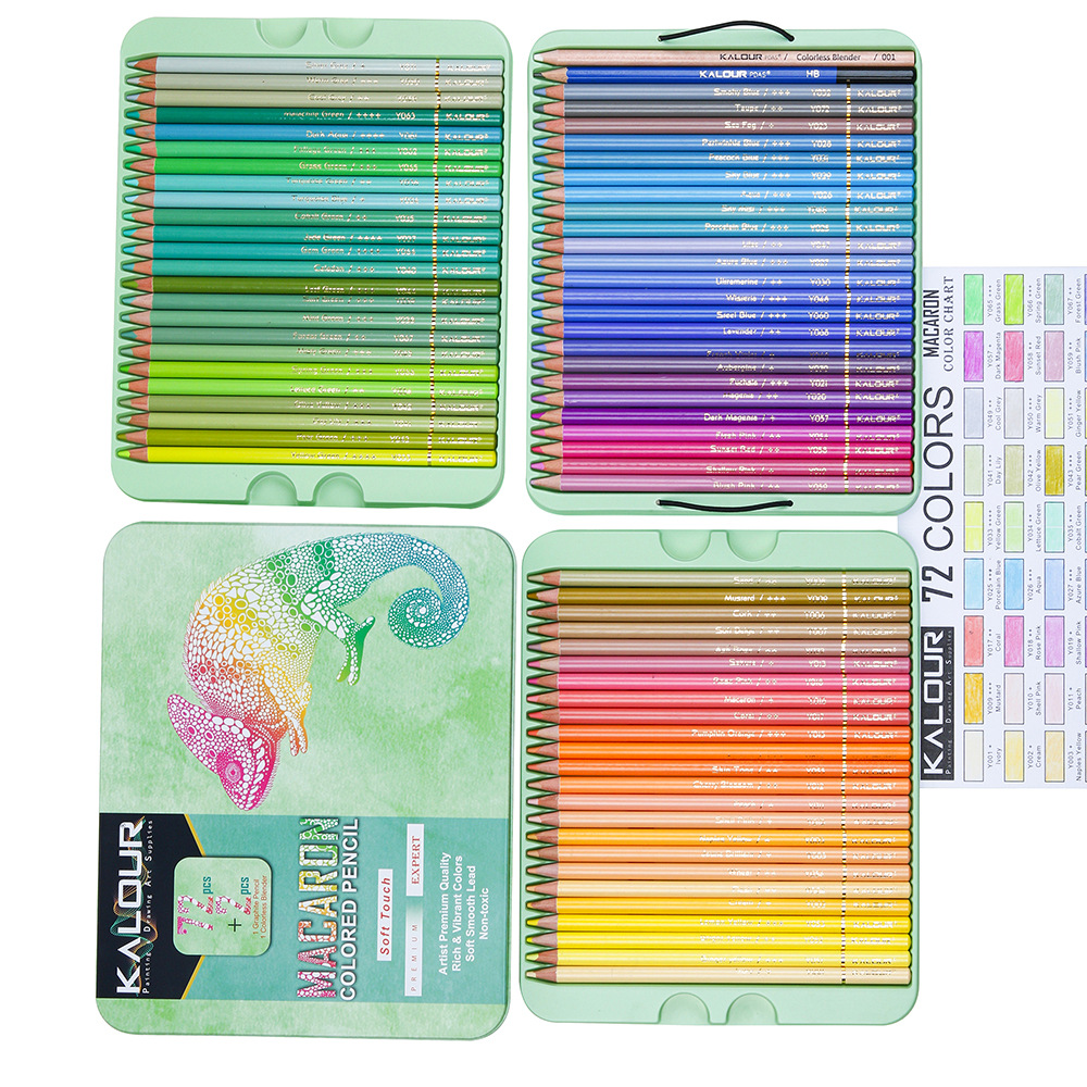 72pcs Macarons Color Pencils P - Highlighter Set Pastel 리뷰 및 가격