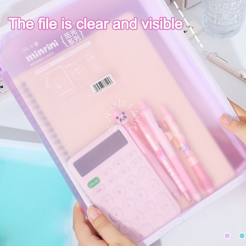 Portable Transparent A4 Zipper - Office Stationery And Supply 리뷰 및 가격
