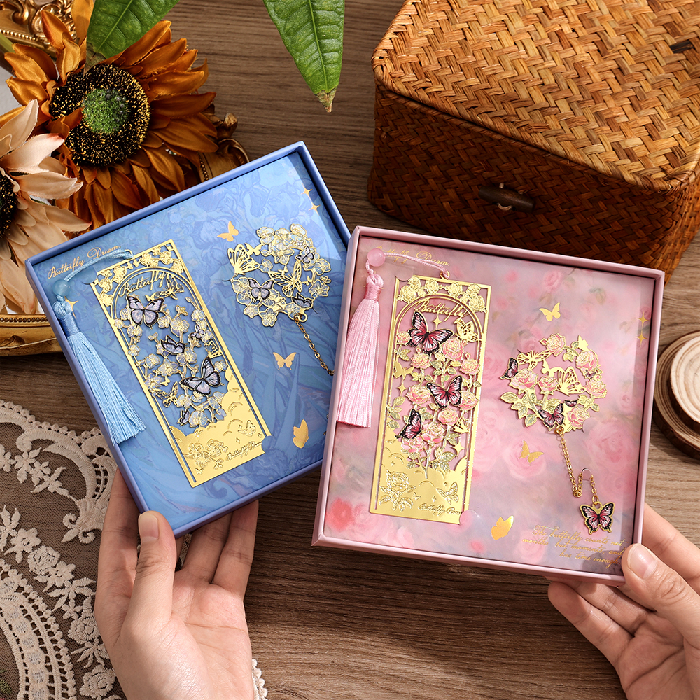 2 Pcs Butterfly Bookmarks With - Stationery Supply 리뷰 및 가격