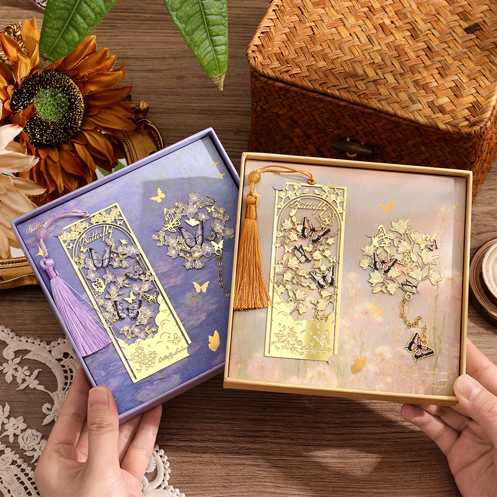 2 Pcs Butterfly Bookmarks With - Stationery Supply 리뷰 및 가격