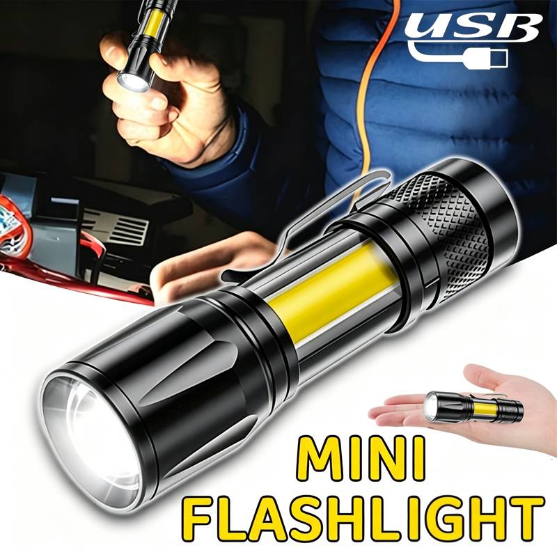 Mini LED Flashlight COB Floodl - Stationery Supply 리뷰 및 가격