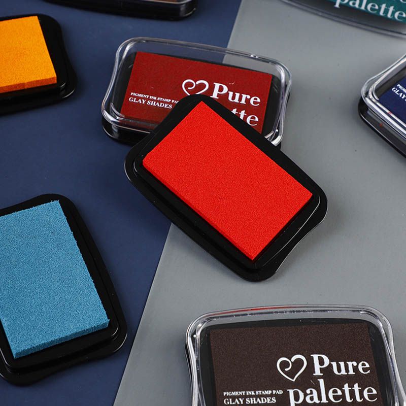 6 pieces - Retro solid color s - Self Inking Stamp 리뷰 및 가격