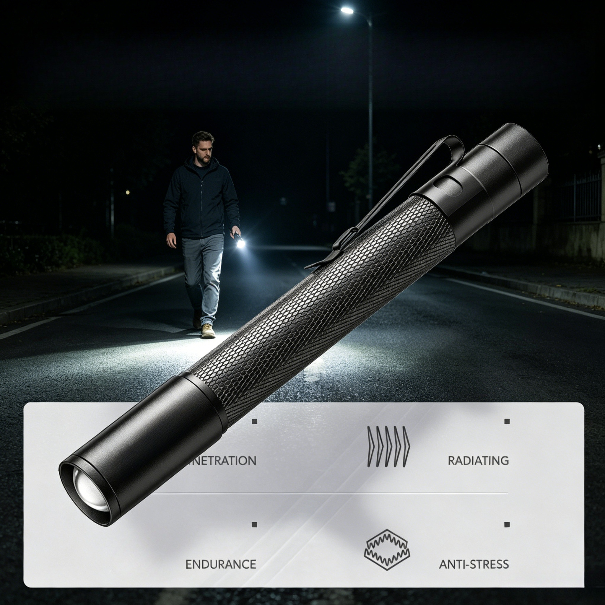Aluminum Alloy Mini LED Pen Fl - Stationery Supply 리뷰 및 가격