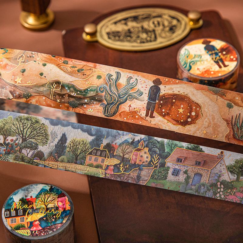 1~6Roll Vintage Illustration A - Washi Tape Set 리뷰 및 가격