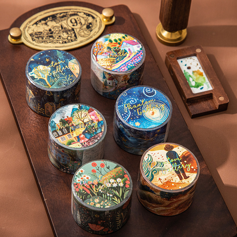 1~6Roll Vintage Illustration A - Washi Tape Set 리뷰 및 가격