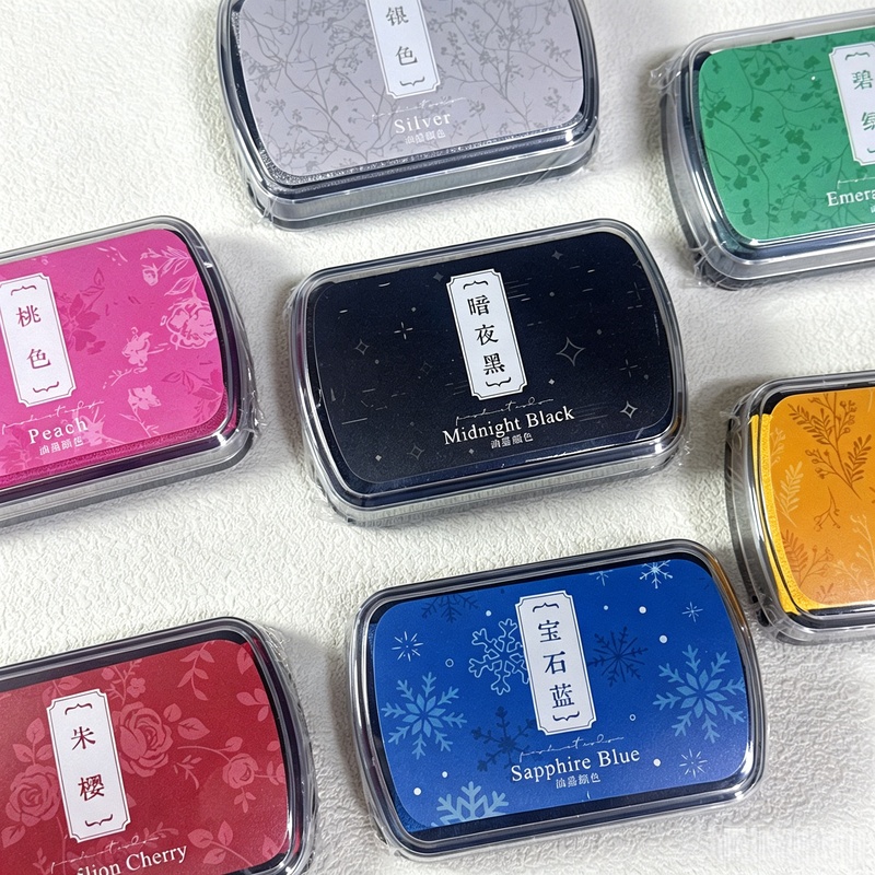 1pc Oil-Based Ink Pad, Colorfu - Self Inking Stamp 리뷰 및 가격