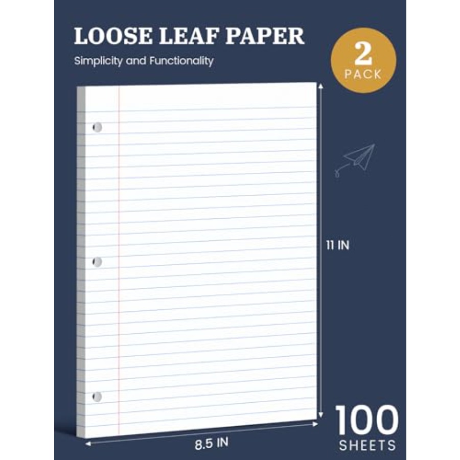 Loose Leaf Paper 8.5 x 11, Loo - Paper Punch 3 Hole 리뷰 및 가격