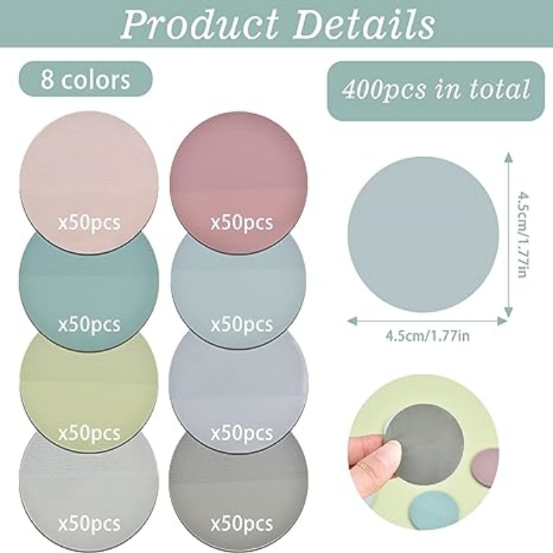 400pcs Morandi Sticky Notes, C - Index Tab Divider 리뷰 및 가격