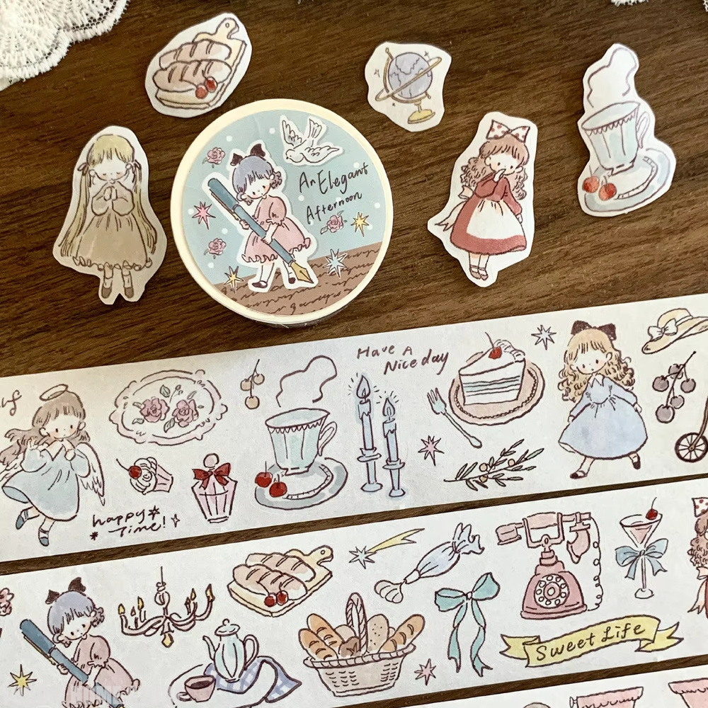 1m Zzoton Studio Vintage Elega - Washi Tape Set 리뷰 및 가격