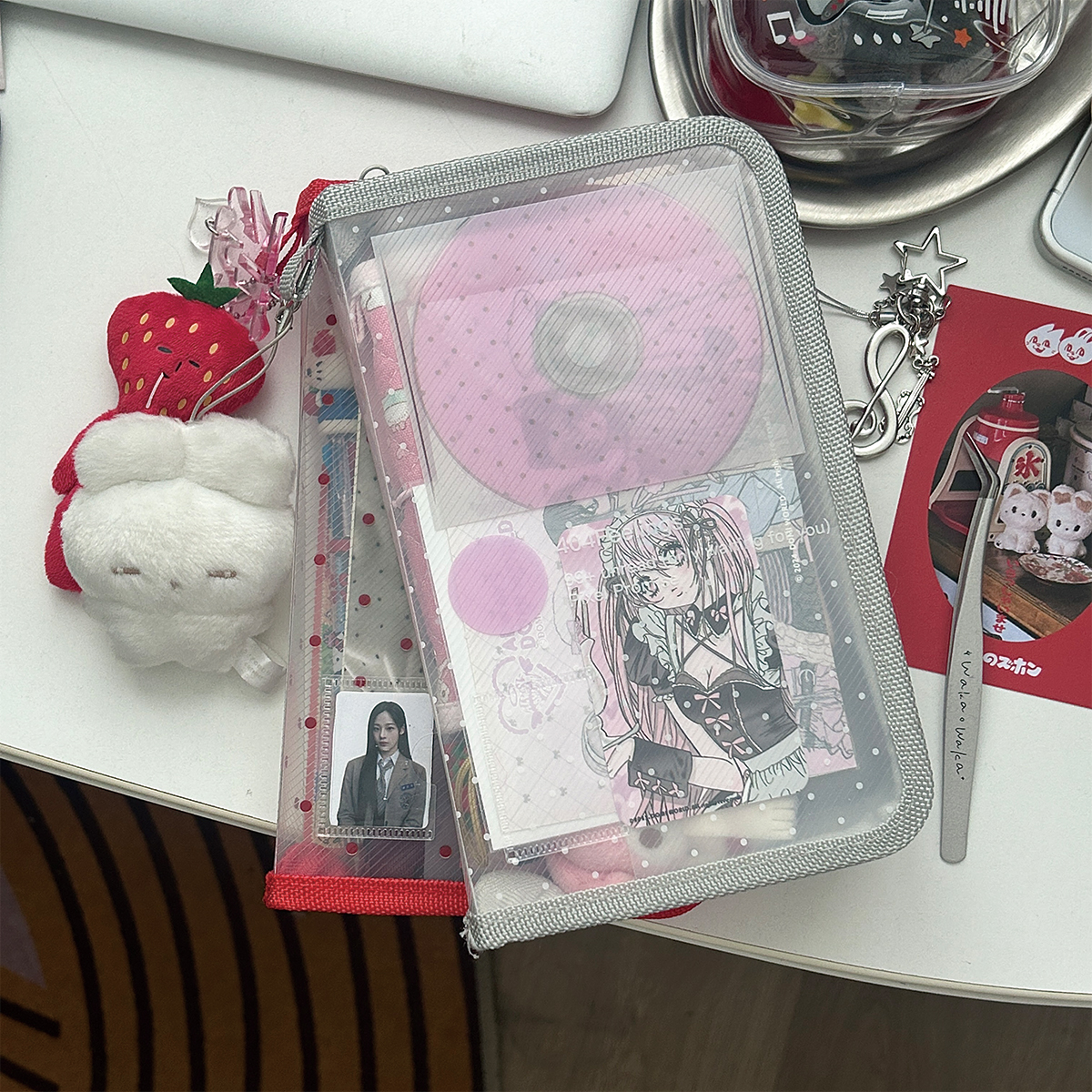 WAKAWAKA Cute PP Twill Zipper  - Portfolio Folder Zip 리뷰 및 가격