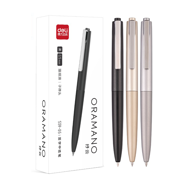 Deli 3pcs 0.5mm/0.7mm Black In - Office Stationery Supply Business 리뷰 및 가격