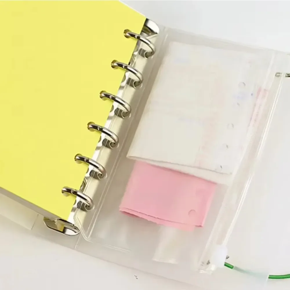 10Pcs  A5 A6 A7 Binder Pocket  - Portfolio Folder Zip 리뷰 및 가격