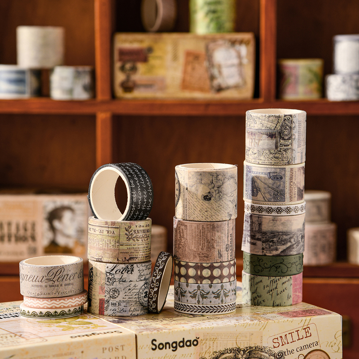 20 rolls of vintage washi tape - Washi Tape Set 리뷰 및 가격
