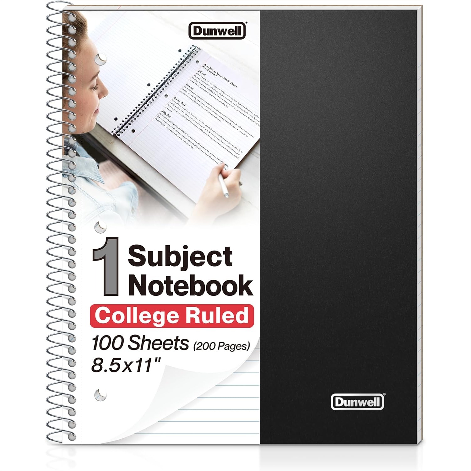 College Ruled Spiral Notebook  - Paper Punch 3 Hole 리뷰 및 가격
