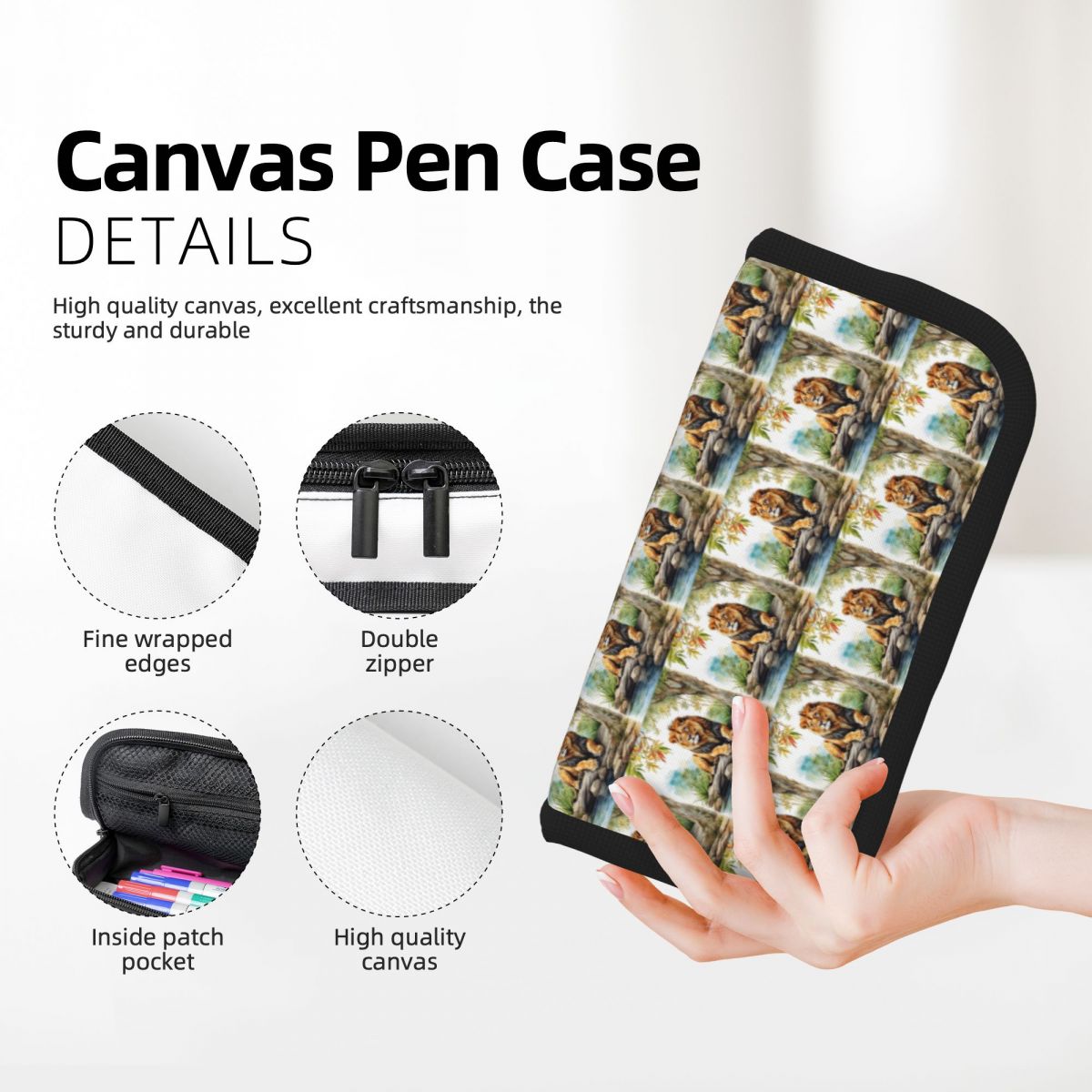 A Lion In A Forest Pencil Case - Lion Stationery & Office Supply(Kunshan)Co.Ltd 리뷰 및 가격