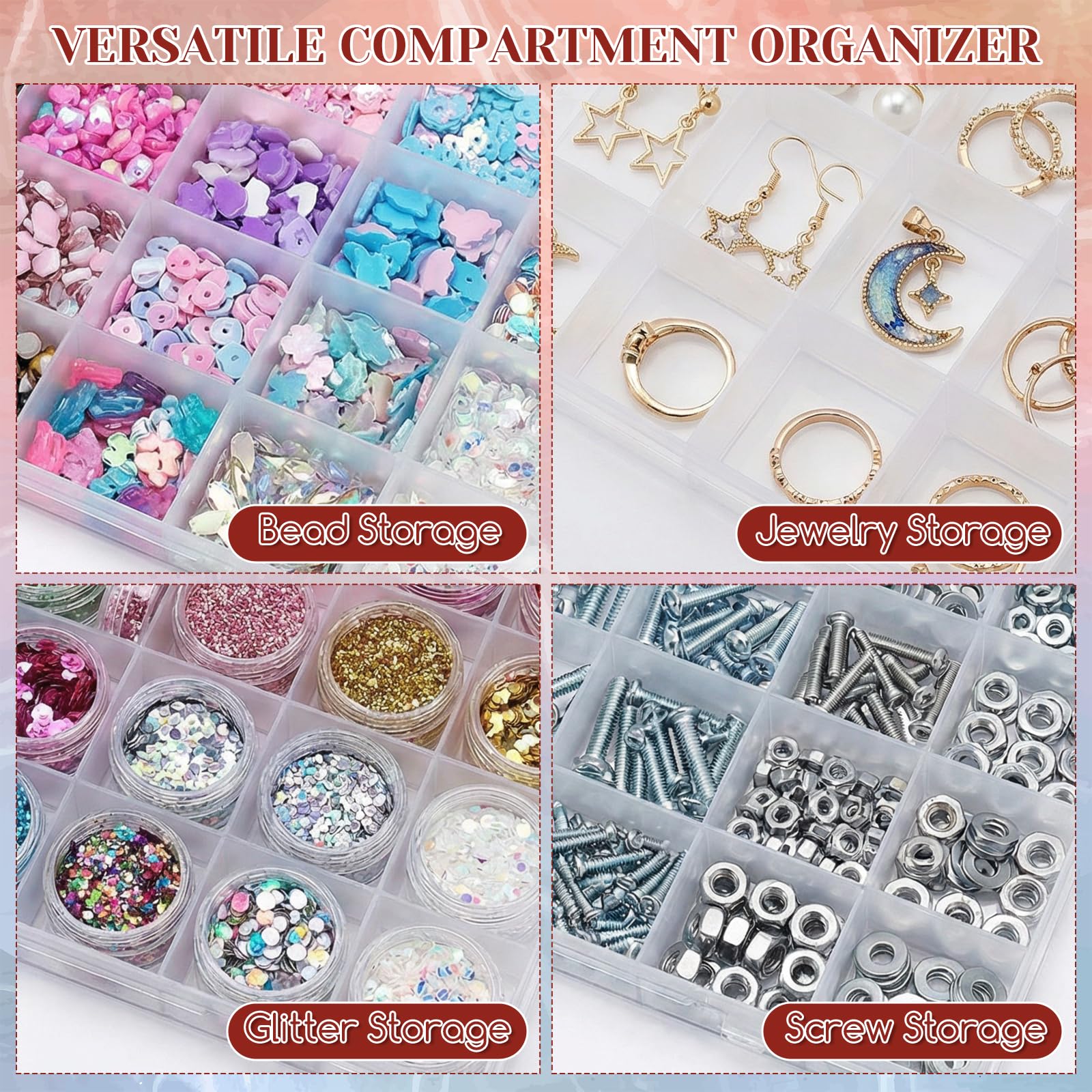 24-Grid Plastic Organizer Box  - Washi Tape Set 리뷰 및 가격