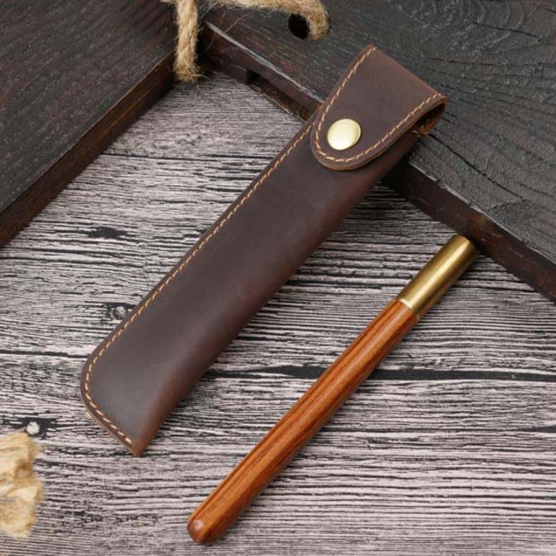1pc Pen Bag Leather Packaging  - Office Stationery Supply Business 리뷰 및 가격