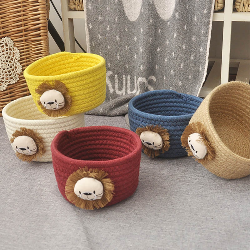 Cartoon Lion Woven Storage Bas - Lion Stationery & Office Supply(Kunshan)Co.Ltd 리뷰 및 가격