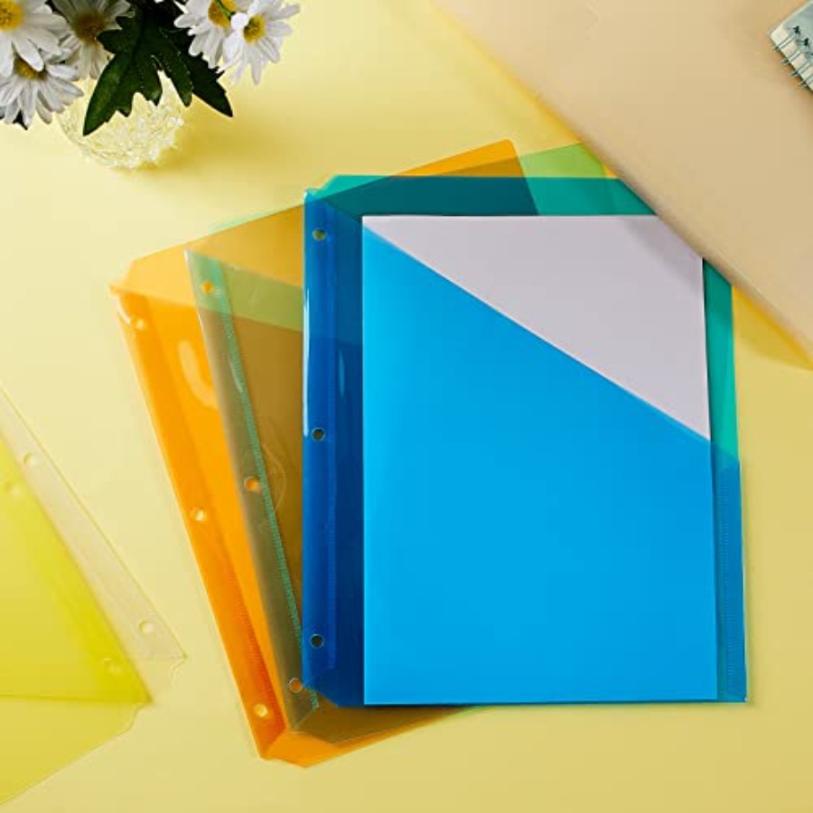 5 Pack Binder Pockets 3 Hole P - Paper Punch 3 Hole 리뷰 및 가격