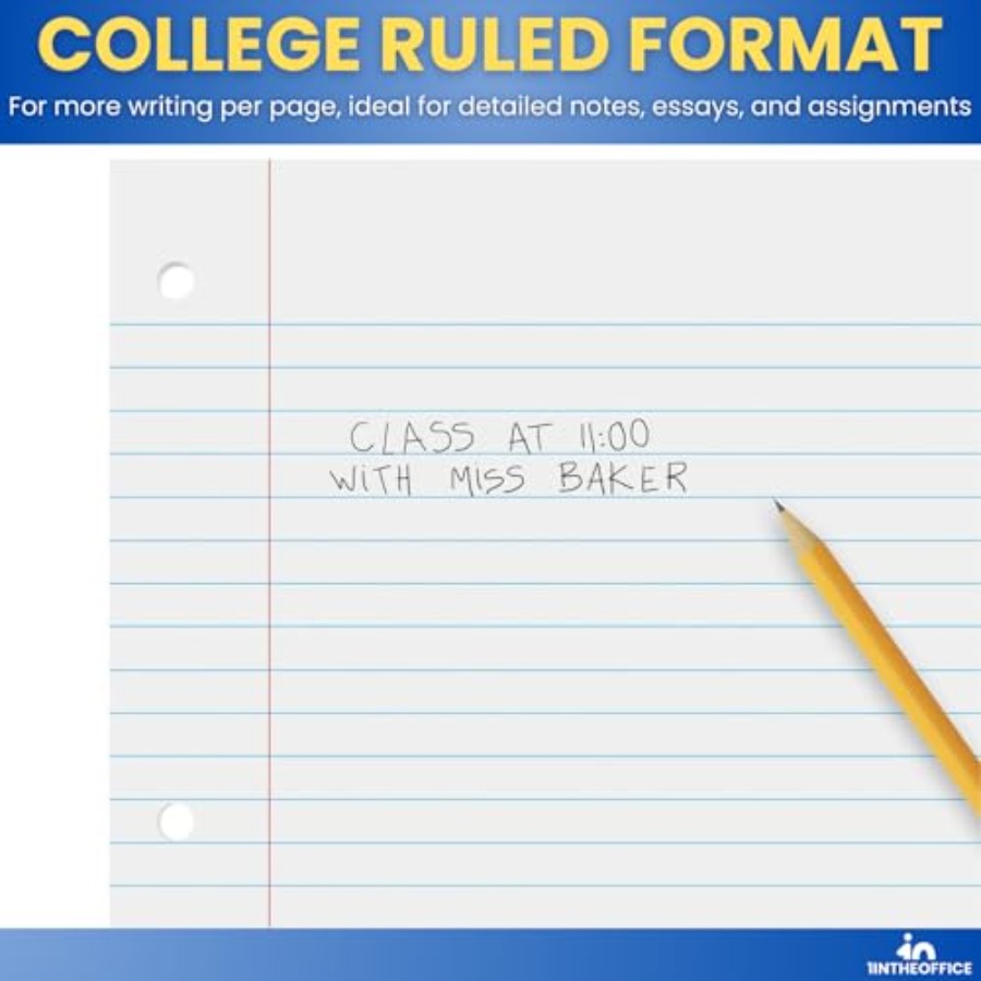 Loose Leaf Paper College Ruled - Paper Punch 3 Hole 리뷰 및 가격