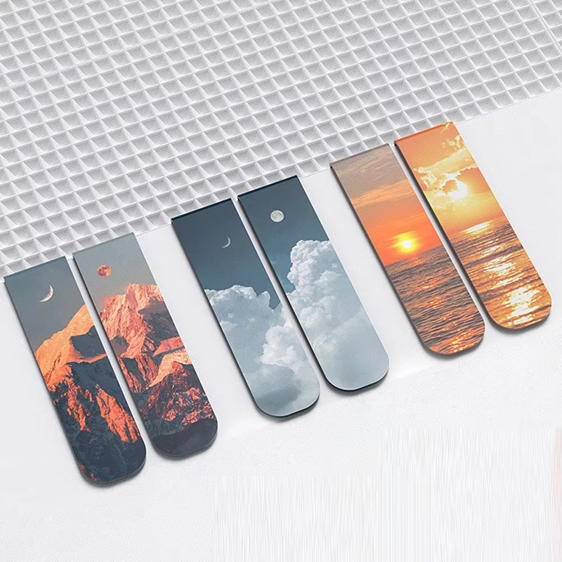 2Pcs/Set Bookmarks Beautiful N - Paperclip Magnetic Set 리뷰 및 가격