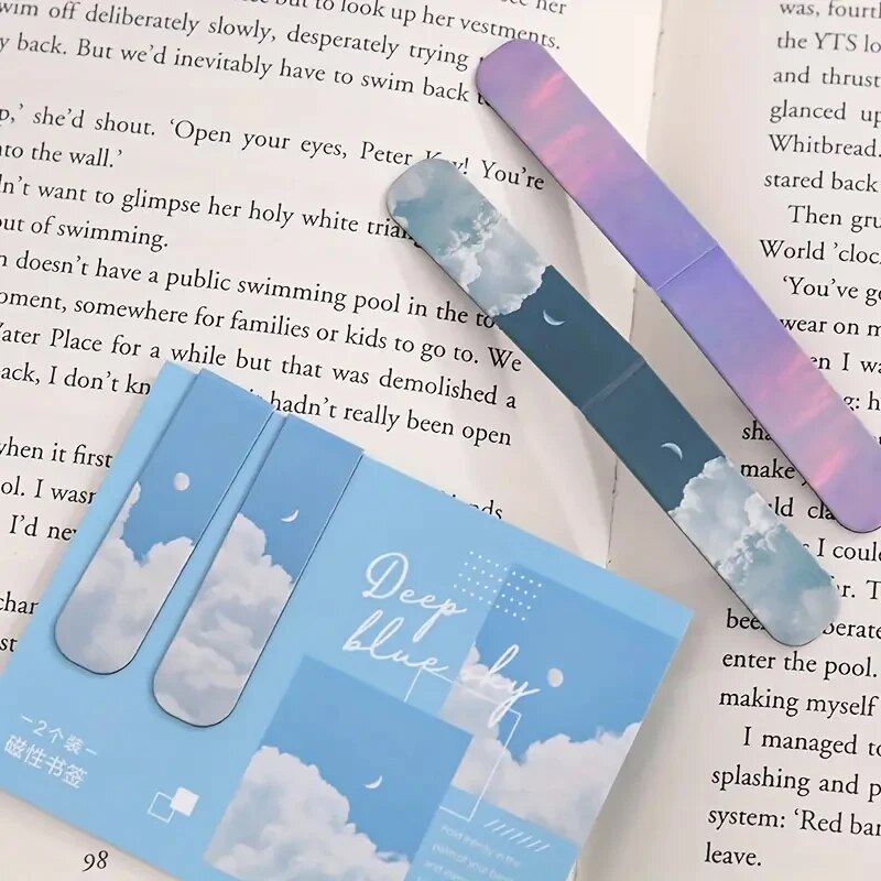 2Pcs/Set Bookmarks Beautiful N - Paperclip Magnetic Set 리뷰 및 가격