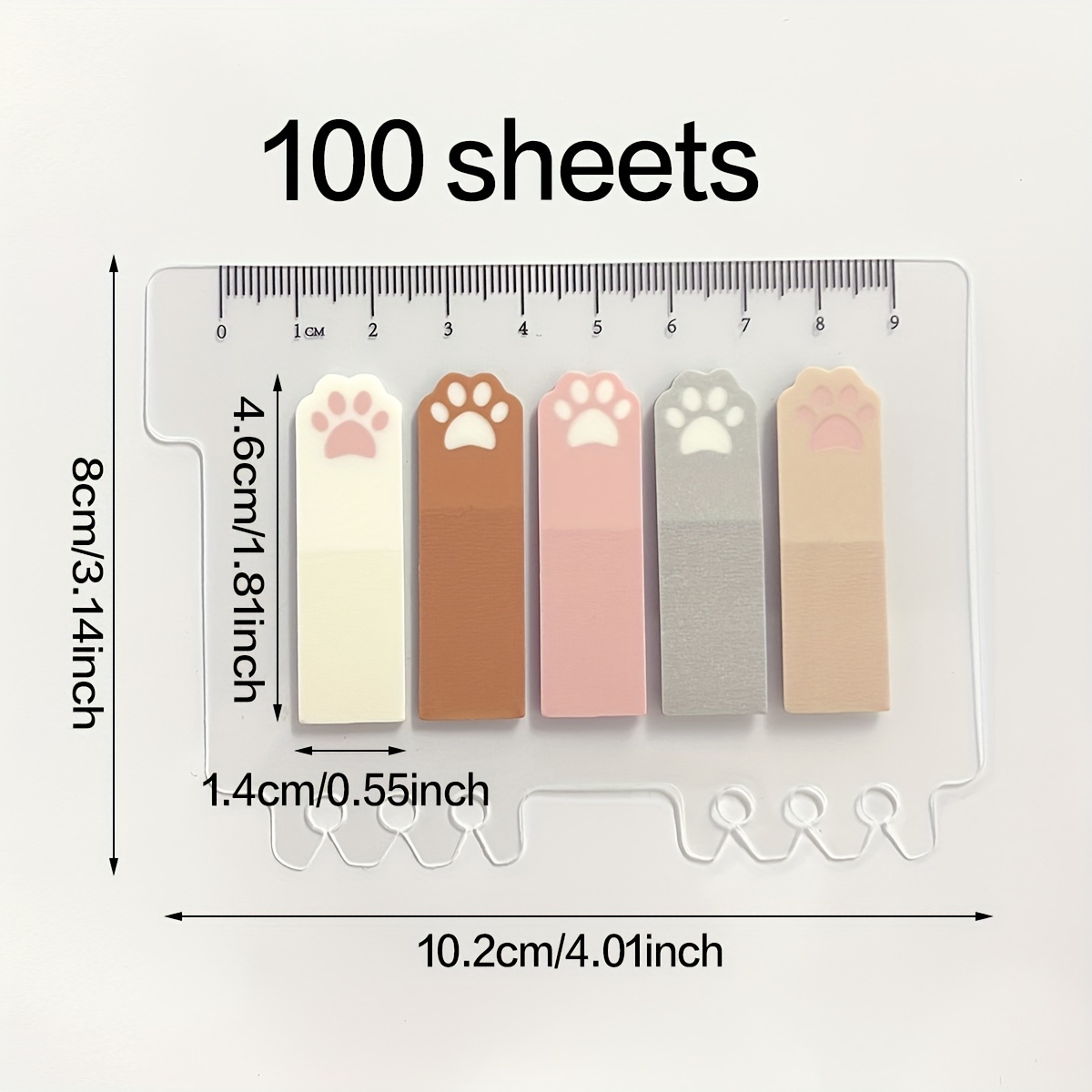 Cute Cat Paw PET Index Tabs, T - Index Tab Divider 리뷰 및 가격