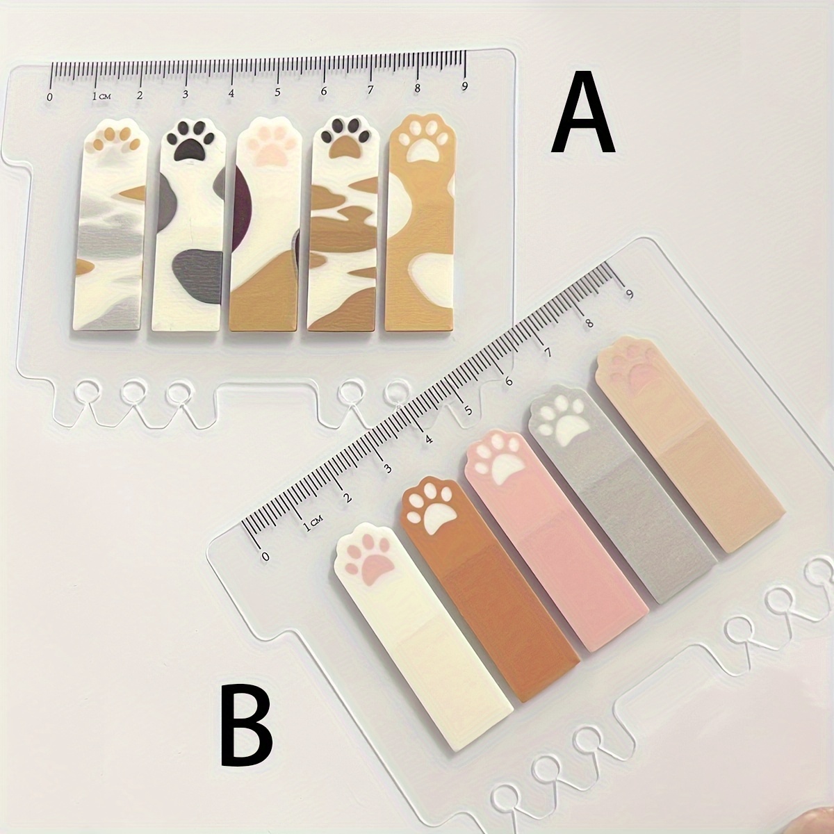 Cute Cat Paw PET Index Tabs, T - Index Tab Divider 리뷰 및 가격