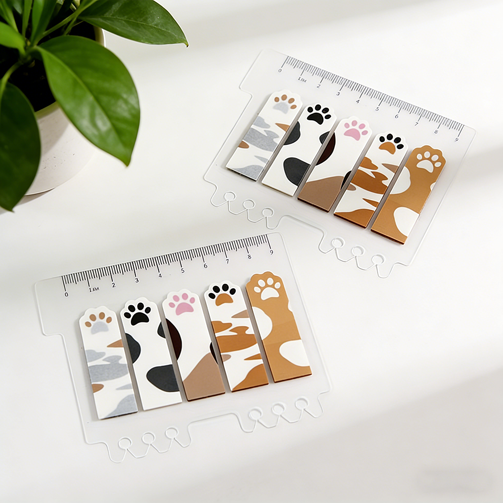Cute Cat Paw PET Index Tabs, T - Index Tab Divider 리뷰 및 가격