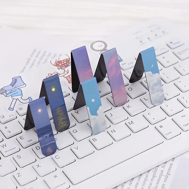 2Pcs/Set Fantasy Clouds Bookma - Paperclip Magnetic Set 리뷰 및 가격