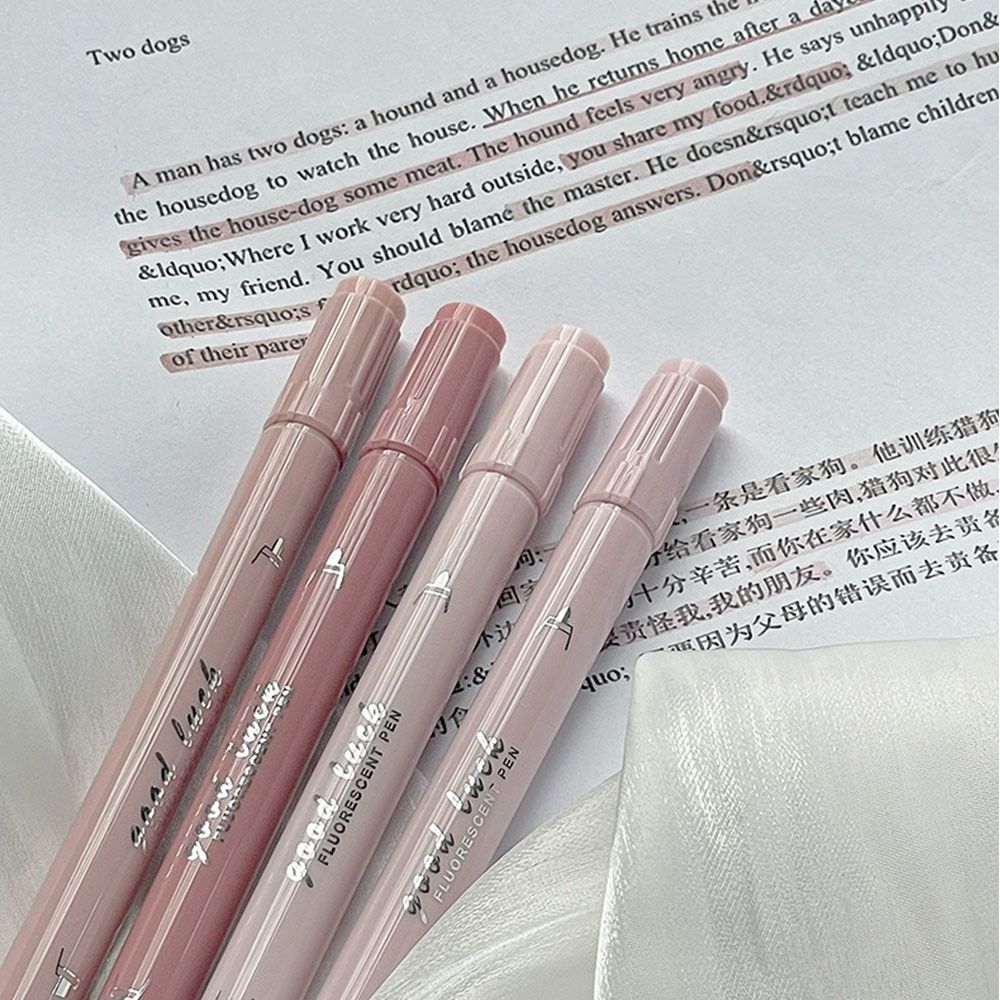 4Colors Double Head Fluorescen - Highlighter Set Pastel 리뷰 및 가격