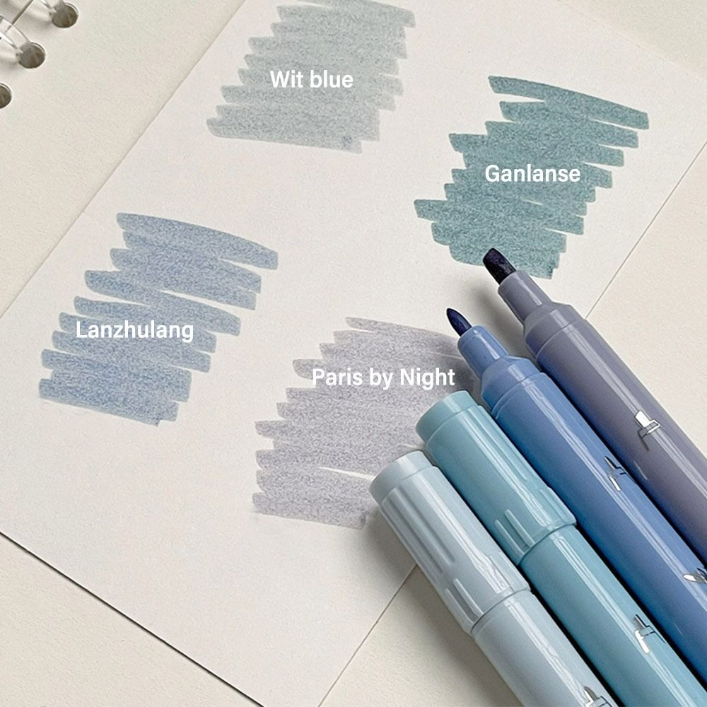 4Colors Double Head Fluorescen - Highlighter Set Pastel 리뷰 및 가격