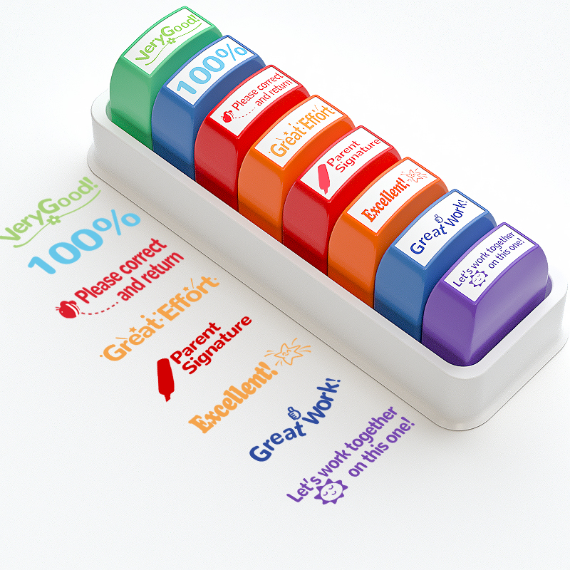 8 Teacher stamps Classroom Tea - Self Inking Stamp 리뷰 및 가격