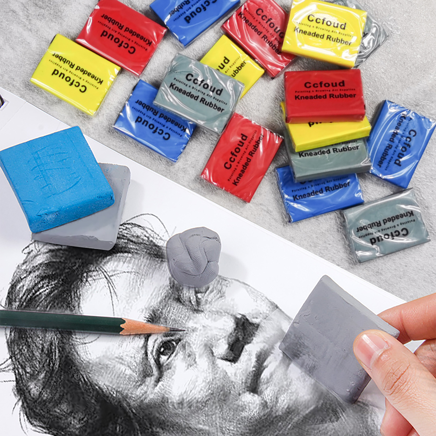 Kneaded Rubber Erasers, Colore - Rubber Eraser Kneaded 리뷰 및 가격