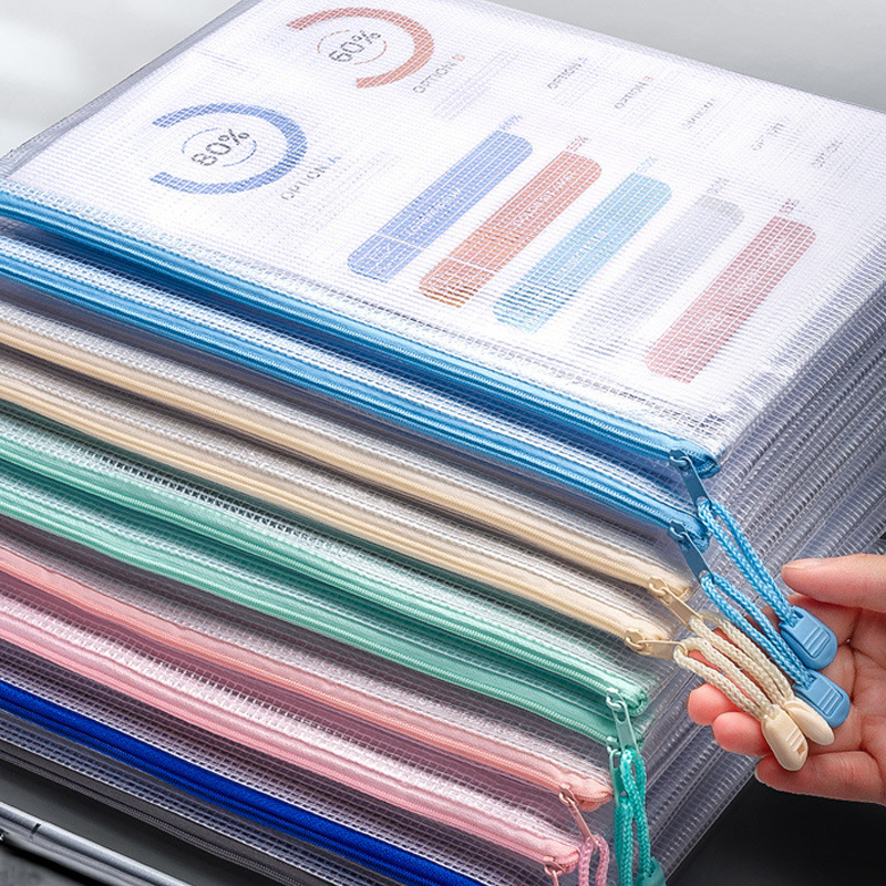 Mesh Zipper Storage Bags Docum - Portfolio Folder Zip 리뷰 및 가격