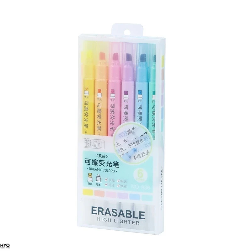 6pcs Erasable Highlighters Pas - Highlighter Set Pastel 리뷰 및 가격