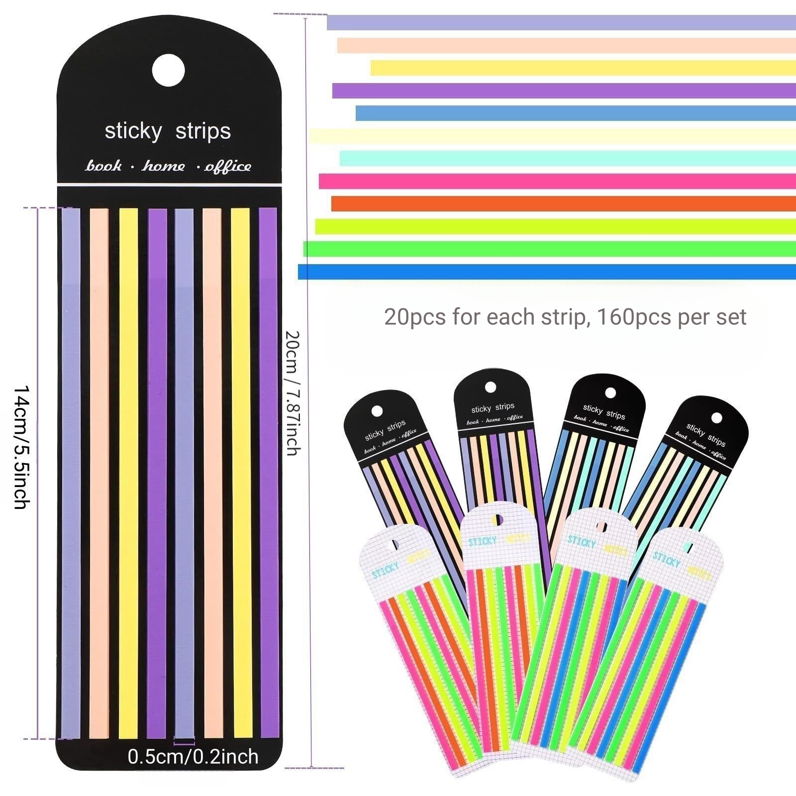 Multi-colored Long Strip Index - Index Tab Divider 리뷰 및 가격