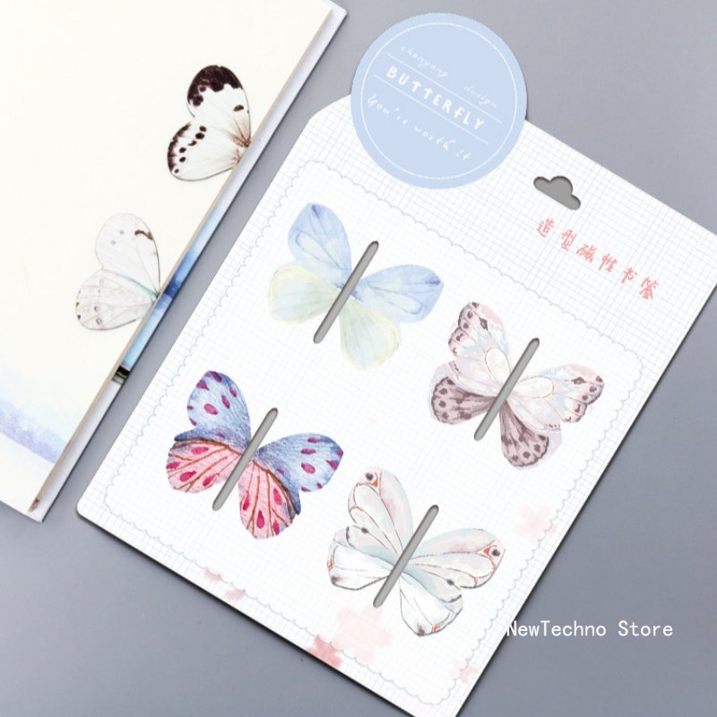 4pcs/Set Cartoon Butterfly Mag - Paperclip Magnetic Set 리뷰 및 가격