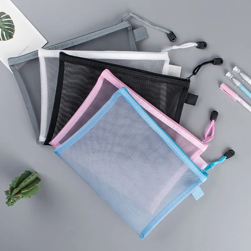 1Pcs A4/A5/A6 Mesh Zipper Pouc - Portfolio Folder Zip 리뷰 및 가격