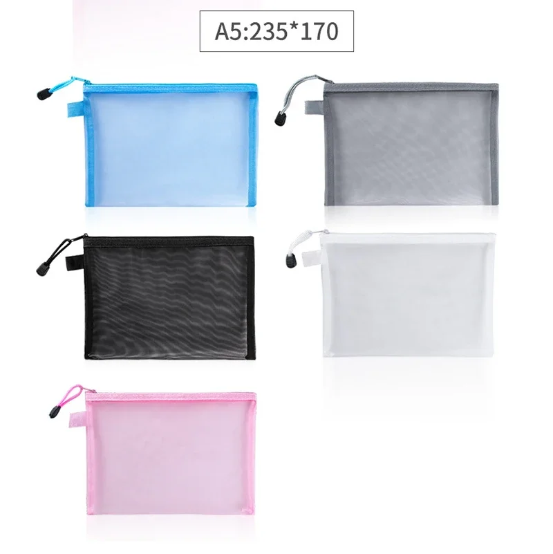 1Pcs A4/A5/A6 Mesh Zipper Pouc - Portfolio Folder Zip 리뷰 및 가격