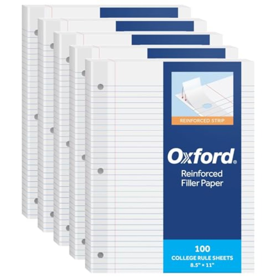 Reinforced Filler Paper, 8.5 x - Paper Punch 3 Hole 리뷰 및 가격